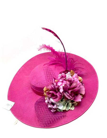 PAMELAS FUCSIAS DE INVITADA PARA BODAS EXQUISITO DISEÑO - Imagen 2