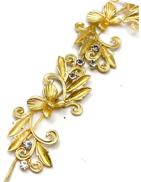DIADEMAS DORADAS PARA NOVIAS CON MARAVILLOSO DISEÑO