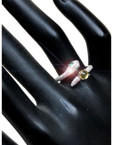 ANILLOS DORADOS DE SERPIENTES REPLICA DE JOYAS ANTIGUAS - Imagen 2