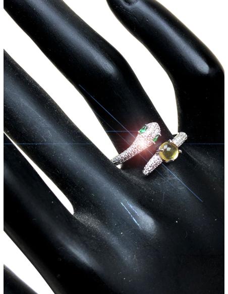 ANILLOS DORADOS DE SERPIENTES REPLICA DE JOYAS ANTIGUAS - Imagen 2