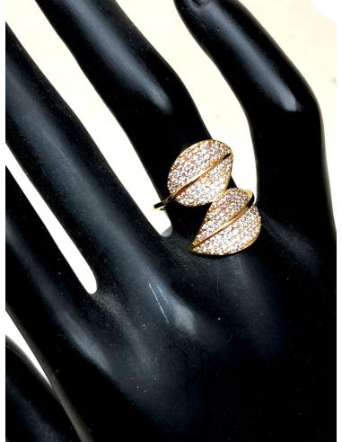 ELEGANTES ANILLOS DORADOS GRANDES DE...