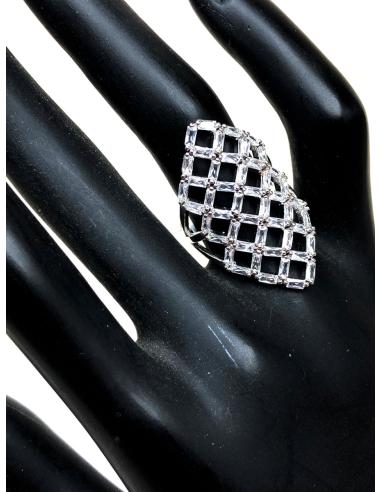 ANILLOS GRANDES PLATEADOS EL COMPLEMENTO DE FIESTA PERFECTO - Imagen 1