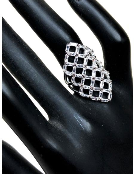 ANILLOS GRANDES PLATEADOS EL COMPLEMENTO DE FIESTA PERFECTO - Imagen 1