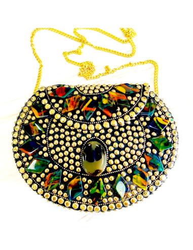 BOLSOS DE FIESTA CON PEDRERIA PRECIOSO CLUTCH DE INVITADA