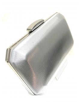 BOLSOS DE FIESTA PLATEADOS MUY ELEGANTES PARA INVITADAS BODA - Imagen 1