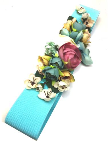 CINTURONES DE INVITADA CON FLORES BONITAS PARA BODAS