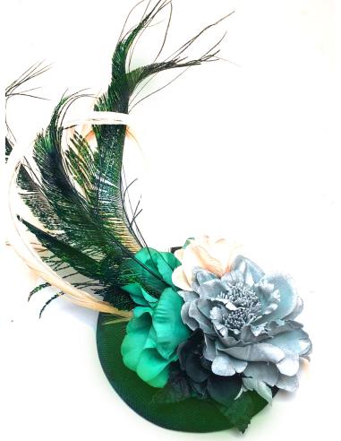 TOCADOS NEGROS PEQUEÑOS PARA BODAS CON ELEGANTE DISEÑO - Imagen 1