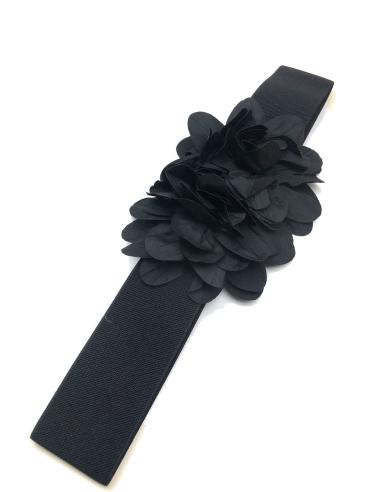 BONITOS CINTURONES NEGROS CON FAJIN ELASTICO PARA BODAS