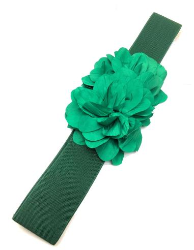 BONITOS CINTURONES VERDES CON FAJIN ELASTICO PARA BODAS