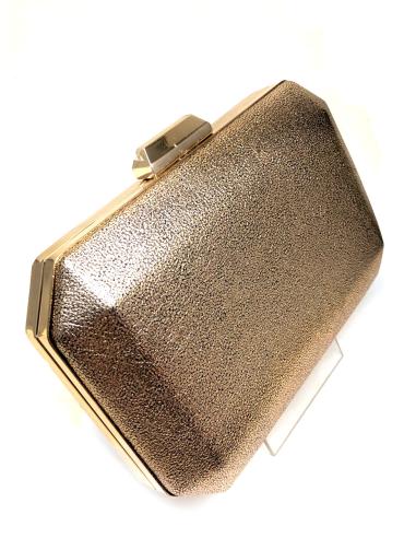 BOLSOS ORO VIEJO CON BONITO Y ORIGINAL DISEÑO GEOMETRICO