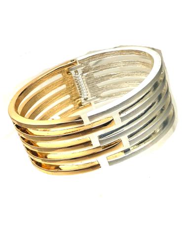 PULSERAS DE DISEÑO DORADAS Y PLATEADAS, BRILLO Y MATE