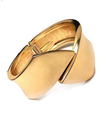 PULSERAS DORADAS PARA MUJER NOS ENCANTA ESTE DISEÑO CRUZADO - Imagen 1