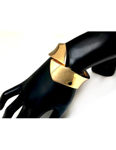 PULSERAS DORADAS PARA MUJER NOS ENCANTA ESTE DISEÑO CRUZADO - Imagen 2