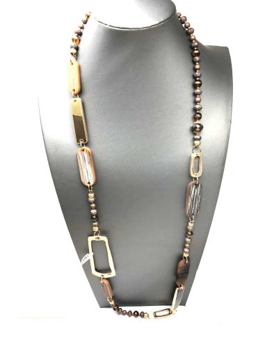 COLLARES MARRONES LARGOS CREA TU LOOKAZO DE OFICINA Y CENA