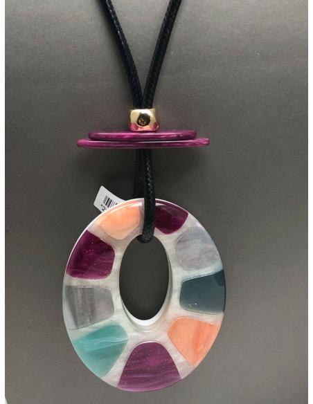 COLLARES DE MUJER CON PRECIOSO COLGANTE EN MULTICOLOR