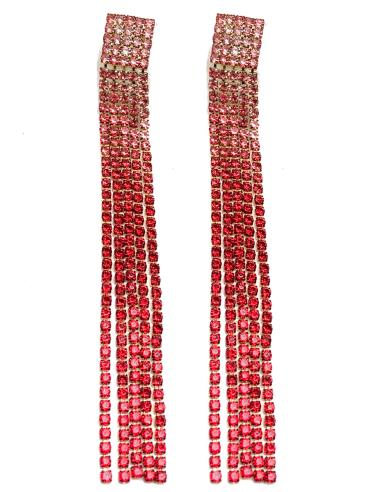 PENDIENTES LARGOS CORAL PARA BODAS ESPECTACULARES - Imagen 1
