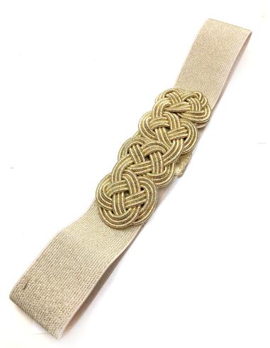 ELEGANTES CINTURONES DORADOS Y ELASTICOS PARA BODAS