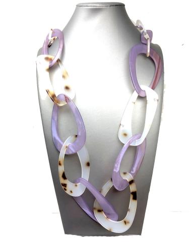 FABULOSOS COLLARES MALVAS DE CAREY CON ESLABONES GRANDES