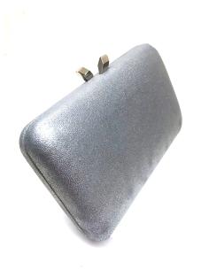 ELEGANTES BOLSOS DE FIESTA PLATEADOS CON BONITO CIERRE DOBLE - Imagen 1