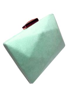CLUTCH DE FIESTA VERDE AGUA PARA VESTIDOS DE INVITADA Y MADRINA - Imagen 1