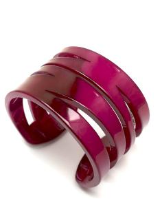 PULSERAS VINO BURDEOS GRANDES Y BONITAS PARA BODAS - Imagen 1