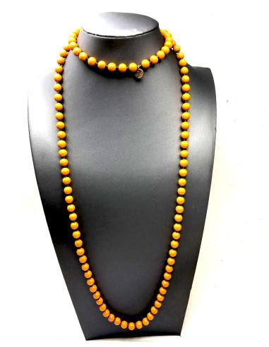 COLLARES LARGOS AMARILLOS TONO MOSTAZA Y ALEGRA TU LOOK
