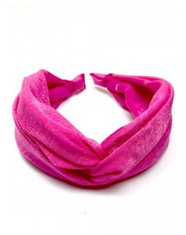 Imagen del producto DIADEMAS FUCSIAS PARA BODAS CON NUDO TURBANTE