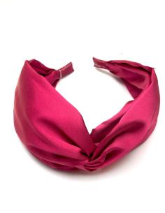 Imagen del producto DIADEMAS ROJO CEREZA PARA BODAS CON NUDO TURBANTE