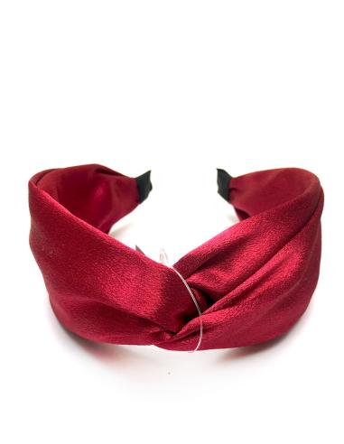 DIADEMAS GRANATES CON DETALLE DE NUDO TURBANTE PARA BODAS - Imagen 1
