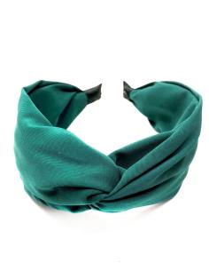DIADEMAS AZUL PETROLEO PARA BODAS CON DETALLE NUDO TURBANTE - Imagen 1