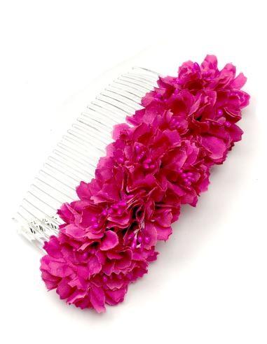 PEINAS DE FLORES BUGAMBILIAS PARA PEINADOS DE INVITADA BODAS
