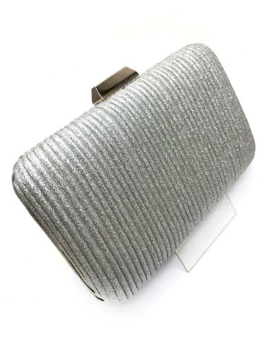 PRECIOSOS BOLSOS DE FIESTA PLATEADOS CON SUTIL BRILLO IRISADO