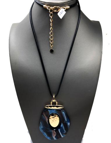 BONITOS COLLARES AZULES CON ORIGINAL COLGANTE IRREGULAR