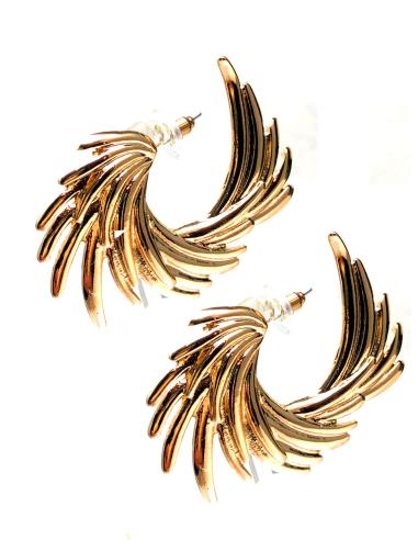 PENDIENTES DORADOS PERFECTOS PARA DIA Y NOCHE DOS EN UNO