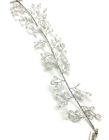 DIADEMAS FLEXIBLES PLATEADAS PARA ENTRELZAR MECHONES DE PELO