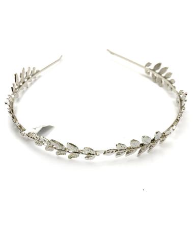 DIADEMAS PLATEADAS PARA DECORAR EL CABELLO EN BODAS