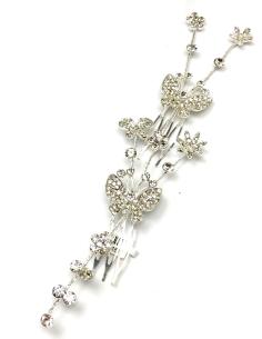 TOCADOS DE PEINAS PLATEADAS CON LAS QUE DECORAR SU PEINADO - Imagen 1