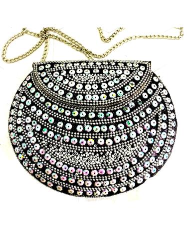 VISTOSO CLUTCH DE FIESTA PARA BODAS BAUTIZOS Y COMUNIONES PLATA