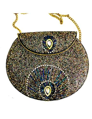 BOLSOS DE FIESTA BONITOS Y DIFERENTES DECORADOS CON PIEDRAS