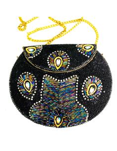 BOLSOS DE FIESTA PARA BODAS DECORADOS CON VISTOSA PEDRERIA - Imagen 1