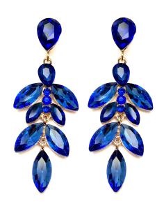 PENDIENTES LARGOS AZULONES DE FIESTA MUY FAVORECEDORES - Imagen 1