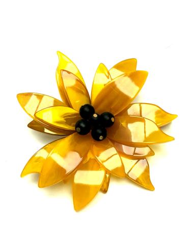BROCHES DE FLORES AMARILLOS MUJER MADRID - Imagen 1