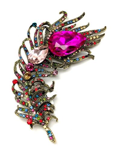 ESPECTACULARES BROCHES FUCSIAS DE PEDRERIA PARA BODAS MADRID