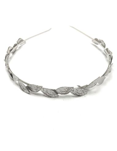 DIADEMAS PLATEADAS ESTILO GRIEGO MUY BONITAS PARA TU CABELLO