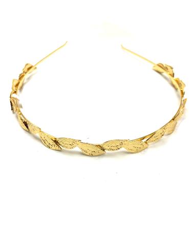 DIADEMAS DORADAS ESTILO GRIEGO MUY BONITAS PARA TU CABELLO