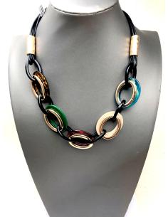 COLLARES NEGROS DE ESLABONES GRANDES PARA LUCIR TU LOOKAZO - Imagen 1