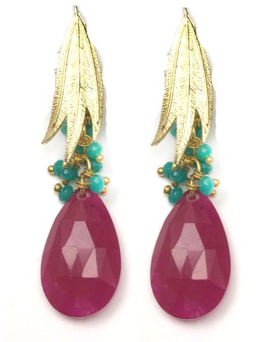 PENDIENTES FUCSIAS PARA BODAS CON LOS QUE ESTARAS PERFECTA