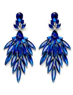 PENDIENTES AZULONES LARGOS PARA UN LOOK PERFECTO DE FIESTA - Imagen 1