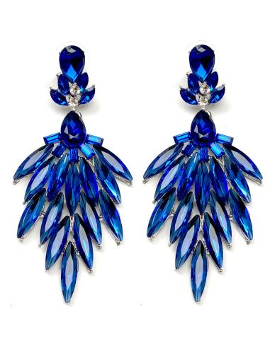 PENDIENTES AZULONES LARGOS PARA UN LOOK PERFECTO DE FIESTA