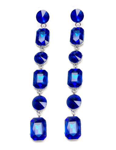 PENDIENTES AZULONES LARGOS DE FIESTA ESTARAS GUAPA Y SOFISTICADA